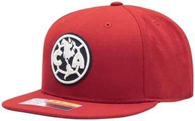 מאוורר דיו מועדון אמריקה 'עפרון מתכוונן סנאפבק כדורגל כובע | כובע / סקרלט